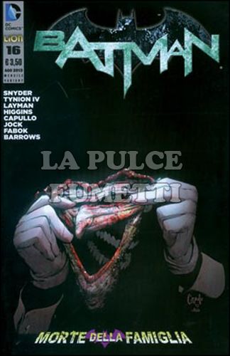 BATMAN #    73 - NUOVA SERIE 16 - VARIANT - MORTE DELLA FAMIGLIA